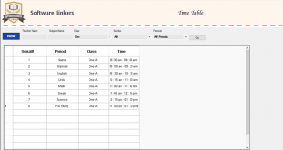 Time Table School Management Software
